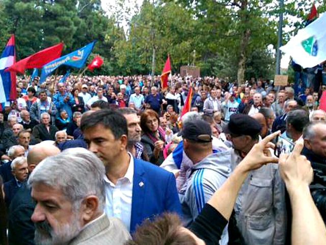 crna gora protest