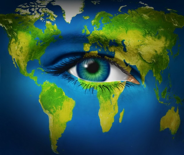 Human Eye Earth Planet