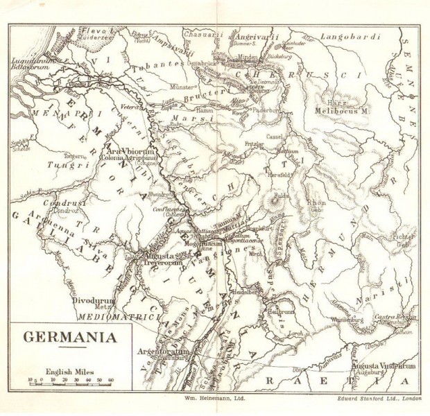 Германија и северна Србија на Рајни