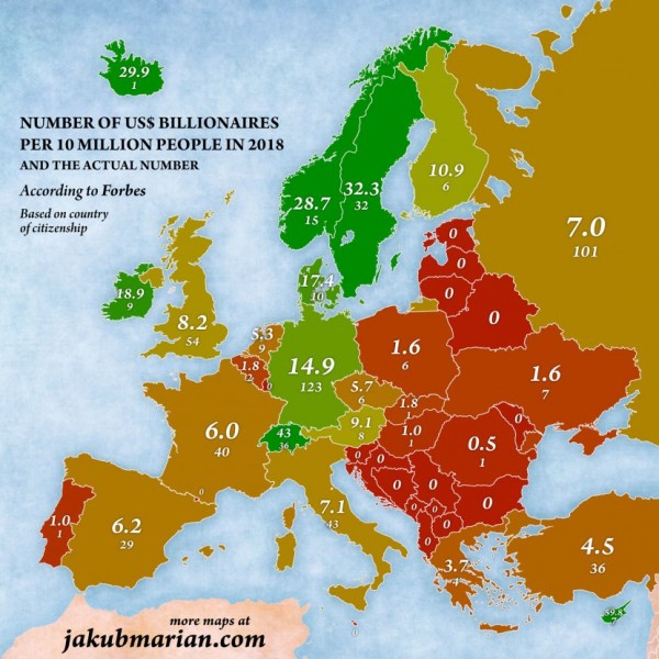 mapa milijardera u evropi